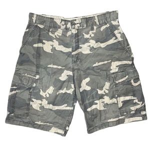 Vintage Faded Glory Camo Cargo Shorts